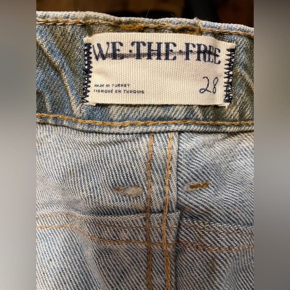 NWOT Free People/We The Free Good Luck Coated Jeans - Picture 7 of 8